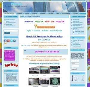 Wayne's Web World Print On Website